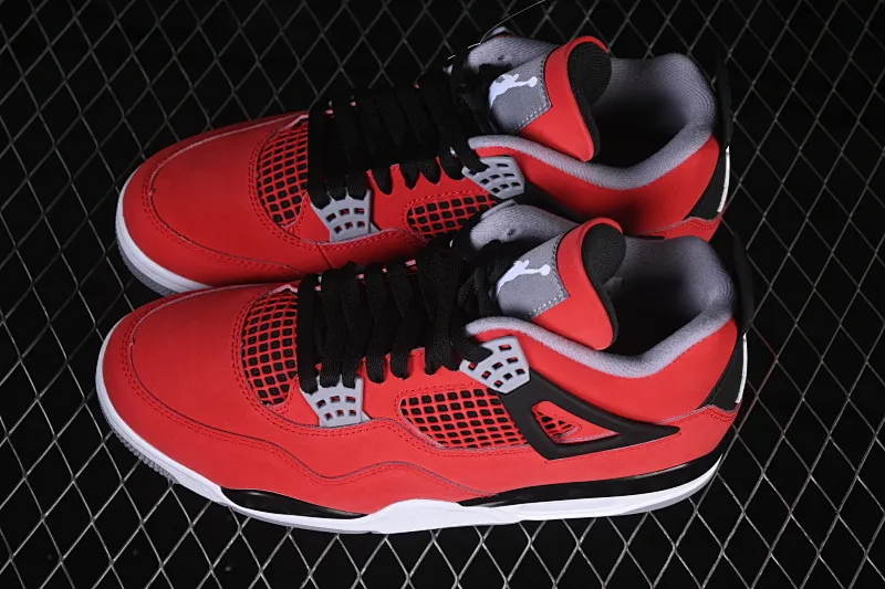 All categories Air Jordan Jordan series basketball shoes Air Jordan 4 OG version Air Jordan 4 "Toro" AJ4 Joe 4 Big Red Bull replica basketball shoes FQ8138-600